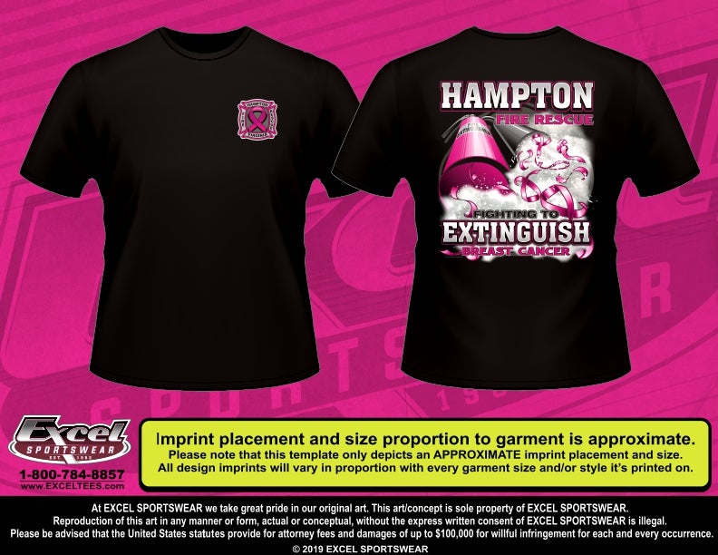 Home  Hampton Fire Cancer shirt sale